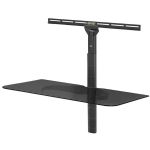 Level Mount Adjustable Glass Shelf