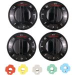 Range Kleen Ele Range Knobs 4pk Black