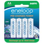 Sanyo Aa 4pk Battery 1500 Cycle