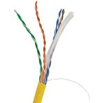 Vericom Cat6 Utp Cmr 1000ft Ylw