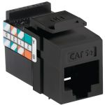 Leviton Black Quickport Cat5e Jck