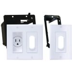 Midlite Wht Decor Receptacle Kit