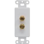 Ge 2post Dual Spkr Wallplate