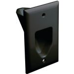 Datacomm Electronics Black 1 Gang Recessed