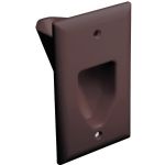 Datacomm Electronics Brown 1 Gang Recessed