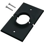 Midlite Black 1 Gang Splitport