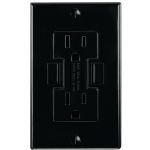 Newer Tech Pwr 2u 15a Wall Outlt Blk