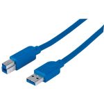 Manhattan Usb3.0 Cbl A-b 2m Blu