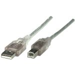 Manhattan Usb2.0 Cbl M-m 5m Sil