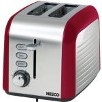 Nesco 2 Slice Toaster Red/chrm