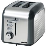 Nesco 2 Slice Toaster Gry/chrm