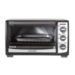 BLACK+DECKER TRO4075B 4-Slice Convection Toaster Oven