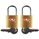 Travelocity Tsa Brass Key Lock 2 Pk