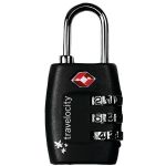 Travelocity 3dial Tsa Combo Lock Blk