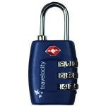 Travelocity 3dial Tsa Combo Lock Navy