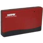 Sunpak All In One Card Readr Red