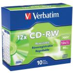 Verbatim 700mb Hi Speed Cd-rw 10pk