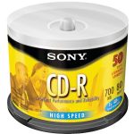 Sony 80min/700mb 50pk Cdr 48x