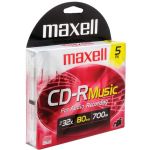 Maxell 80min 5pk Cdr Music/audio