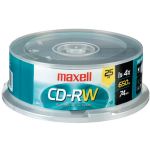 Maxell Cdrw - 25 Pk Spindle