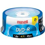 Maxell 4.7gb Dvd-r 25ct Spindle