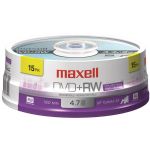 Maxell 4.7gb Dvd+rw 15ct Spindle