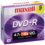 Maxell 4.7 Gb Dvd+r 5-pk