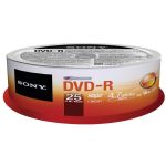 Sony Dvd-rs 25-ct Spindle