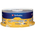 Verbatim 4.7gb Dvd+rw 30ct Spindle