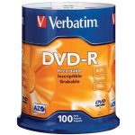 Verbatim 4.7gb Dvd-r 100ct Spindle