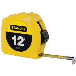 Stanley Tape Rule 1/2" X 12'