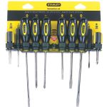 Stanley 10 Pc Screwdriver Set-