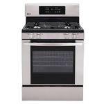 LG -LRG3021ST 30 inch Self-Cleaning Freestanding Gas Range Oven