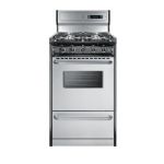 SUMMIT -TNM13027BFKWY Gas Range - Freestanding - 20 Inch Oven