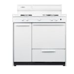 Summit WNM430P 36 inch Wide White Gas Range Oven