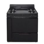 Premier BLK100BP 36 inch Black Gas Range Oven