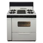 Premier BLK5S9TP 36 Inch Cordless Gas Range Oven