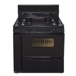 Premier BLK5S9BP Range 36 inch Gas Battery Operated Range Oven