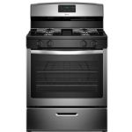 Amana 5.1 Cu ft Free Standing Stainless Steel Gas Oven Range - AGR5330BAS