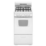 Amana -AGG222VDW Gas Range- Freestanding - 20 Inch Oven