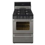 Premier P24S3402P Pro 24 inch Gas Sealed Burner Range Oven