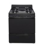 Premier BFK100BP 30 inch Black Gas Range Oven