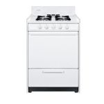 Summit WNM610P 24 inch Wide Gas Range Oven