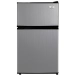 SPT RF-314SS Double Door Refrigerator, Stainless Steel, 3.1 Cubic Feet