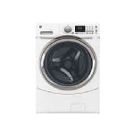 GE - GFWS1700HWW 4.3 Cu. Ft. 10-Cycle High-Efficiency Steam Front-Loading Washer