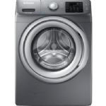 Samsung -WF42H5200AP 4.2 Cu. Ft. 9-Cycle High-Efficiency Steam Front-Loading Washer