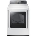 Samsung -DV48H7400EW 7.4 Cu. Ft. 11-Cycle Steam Electric Dryer