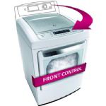 LG DLGY1202W 7.3 Cu. ft. Front Control Gas Steam Dryer