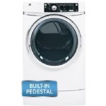 GE GFDR270GHWW 8.1 Cu. ft. Front Load Gas Dryer w/ Steam