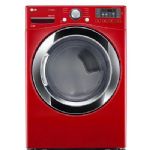 LG - DLEX3370R 7.4 Cu. ft. 10-cycle Ultralarge-capacity Steam Electric Dryer